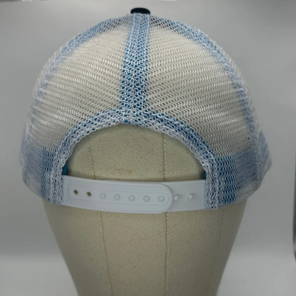 Bud‎ Light Hat Trucker Snapback Blue White Mesh Cap YS Headwear Beer Logo Promo